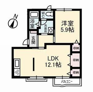アメニティ福島　Ｂ棟 B0201号室