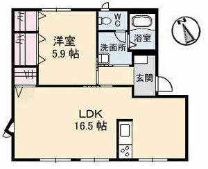 ガーデンスクエア福島　Ｄ棟 D0110号-16
