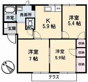 エトワール B棟 B0105号-13