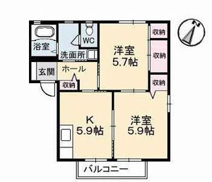 ノースヴェレッジⅡ　　Ｃ棟 C0207号-16