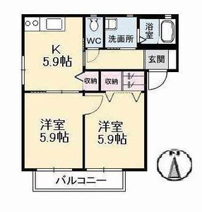 ノースヴェレッジ　Ⅳ　Ｃ棟 C0106号室
