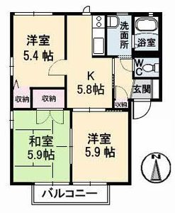 ディアス田の口 A棟 A0201号-16