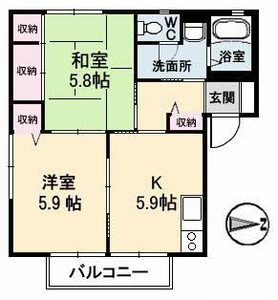 ディアス田の口　　Ｂ棟 B0203号-12