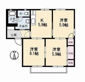 グランシード　Ｃ棟 C0107号室