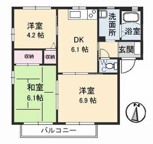 サリーレ太陽Ⅱ　　Ａ棟 A0101号-16