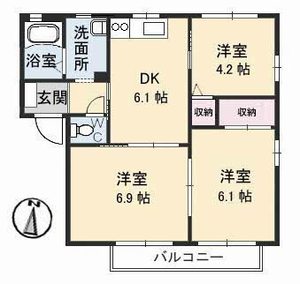 サリーレ太陽Ⅱ　　Ａ棟 A0202号-16