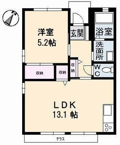 ヴェルジュ B棟 B0102号-2
