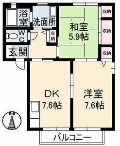 メゾンひまわり　Ａ棟 A0102号-2