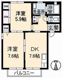 メゾンひまわり　Ａ棟 A0201号室