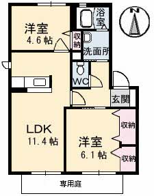 バリュージュサンヨー　Ｂ棟 B0105号室