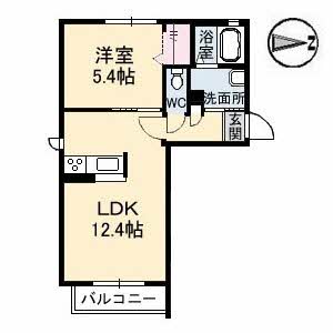 プリマ・クラッセ　Ａ棟 A0103号室
