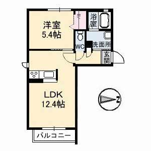 プリマ・クラッセ　Ａ棟 A0203号室