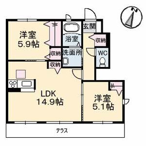 シャーメゾンきびじ　Ｄ棟 D0110号室
