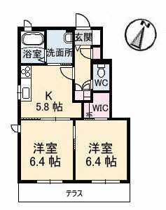 リアン　Ｂ棟 B0105号-11