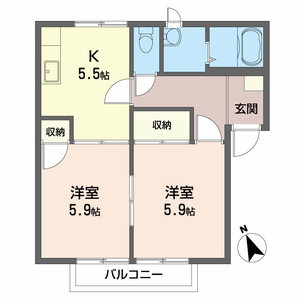 ファミール一柳　Ｂ棟 B0101号-15