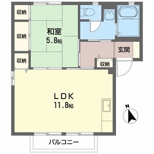 山中ハイツ A0201号室