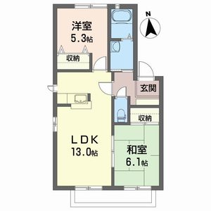 クレール林崎　Ｂ棟 B0203号-2