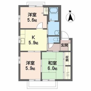 フレグランス篠原　Ａ棟 A0202号室