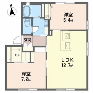 ハイツ足達　Ｂ棟 B0102号-2