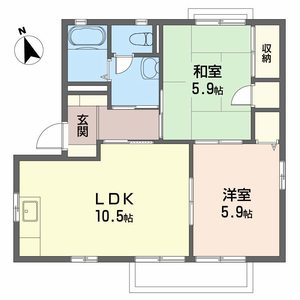 ハイツ足達Ｃ棟 A0101号-12