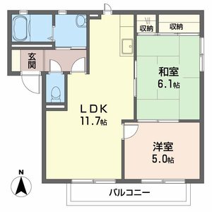 シャーメゾン愛宕山　Ｃ棟 C0202号-2