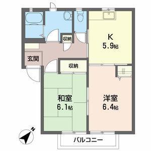 シャーメゾン伊野 A0202号室