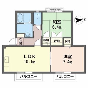 メゾンボヌール　Ｂ棟 B0202号室