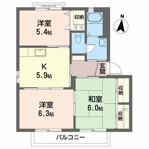 メゾンボヌール　Ａ棟 A0201号室