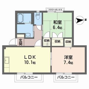 メゾンボヌール　Ｂ棟 B0202号室