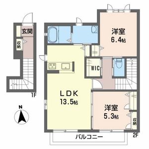 グランマスト杉井流Ⅲ　Ｂ棟 B0201号-2