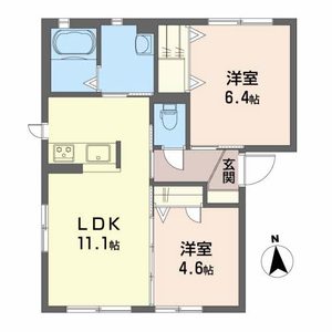 ファルカスⅠ A棟 A0101号-2