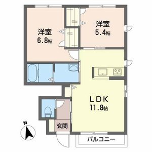 シャーメゾン・レイール　Ｂ棟 B0102号-16