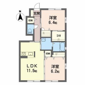 シャーメゾン初月　Ｃ棟 C0102号-2