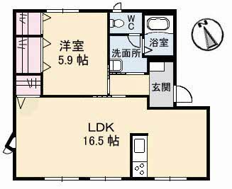 ガーデンスクエア福島　Ｄ棟D0110-2