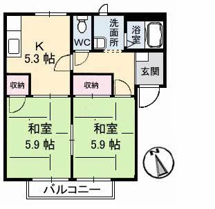 エトアール板谷　Ｂ棟B0205-2
