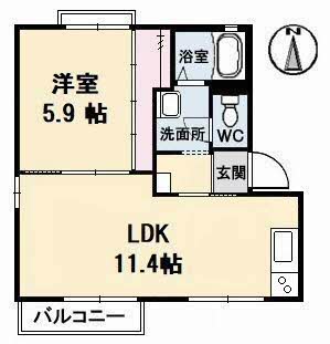 パームヒル　Ａ棟 A0202号-14
