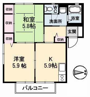 ディアス田の口　　Ｂ棟B0203-2