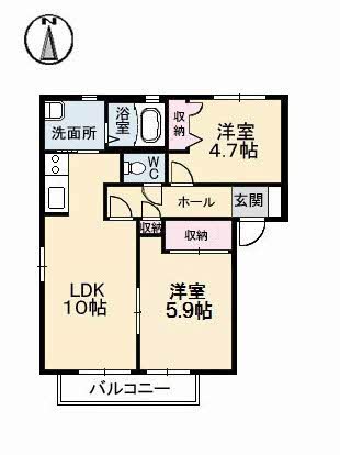 レジデンス古城　　Ａ棟A0202-2