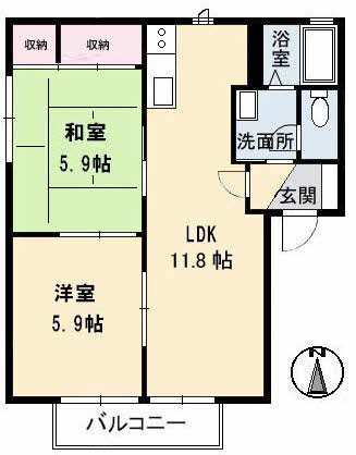 エスペランサ A棟 A0201号-13