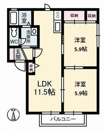緑の館　Ａ棟A0201-2