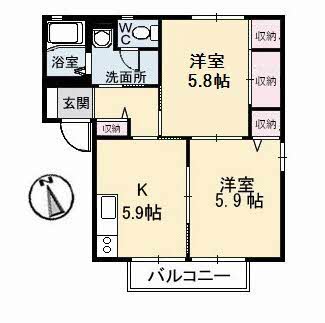 メゾン武智　　Ａ棟A0201-2