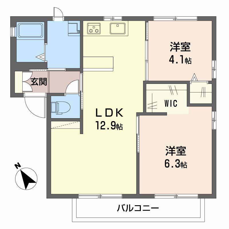 ツインコーポ三宅　Ｂ棟B0202-2