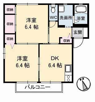 オール・ラヴィーヌ　　Ｂ棟B0203-2