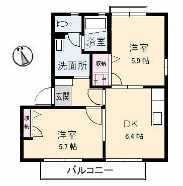 クラレッドシティ　Ｃ棟C0205-2
