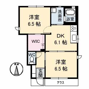 フォンティーヌ　Ｂ棟B0102-2