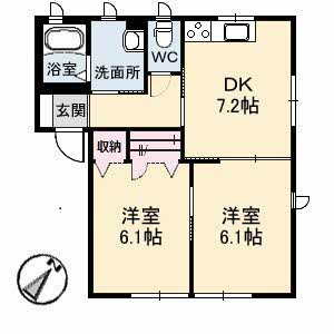グリーンノート　Ｄ棟 D0110号-16