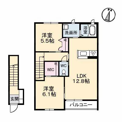 エクリール　Ｂ棟 B0205号-2