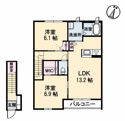 エクリール　Ｃ棟 C0208号-2