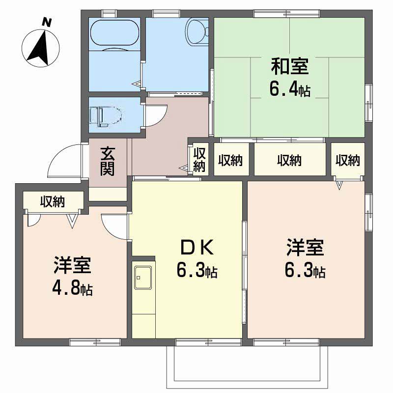 ハイツ花衣 A0201号-16