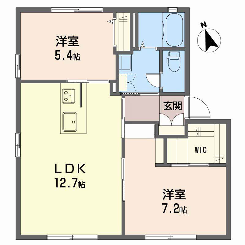 ハイツ足達　Ｂ棟 B0101号-2